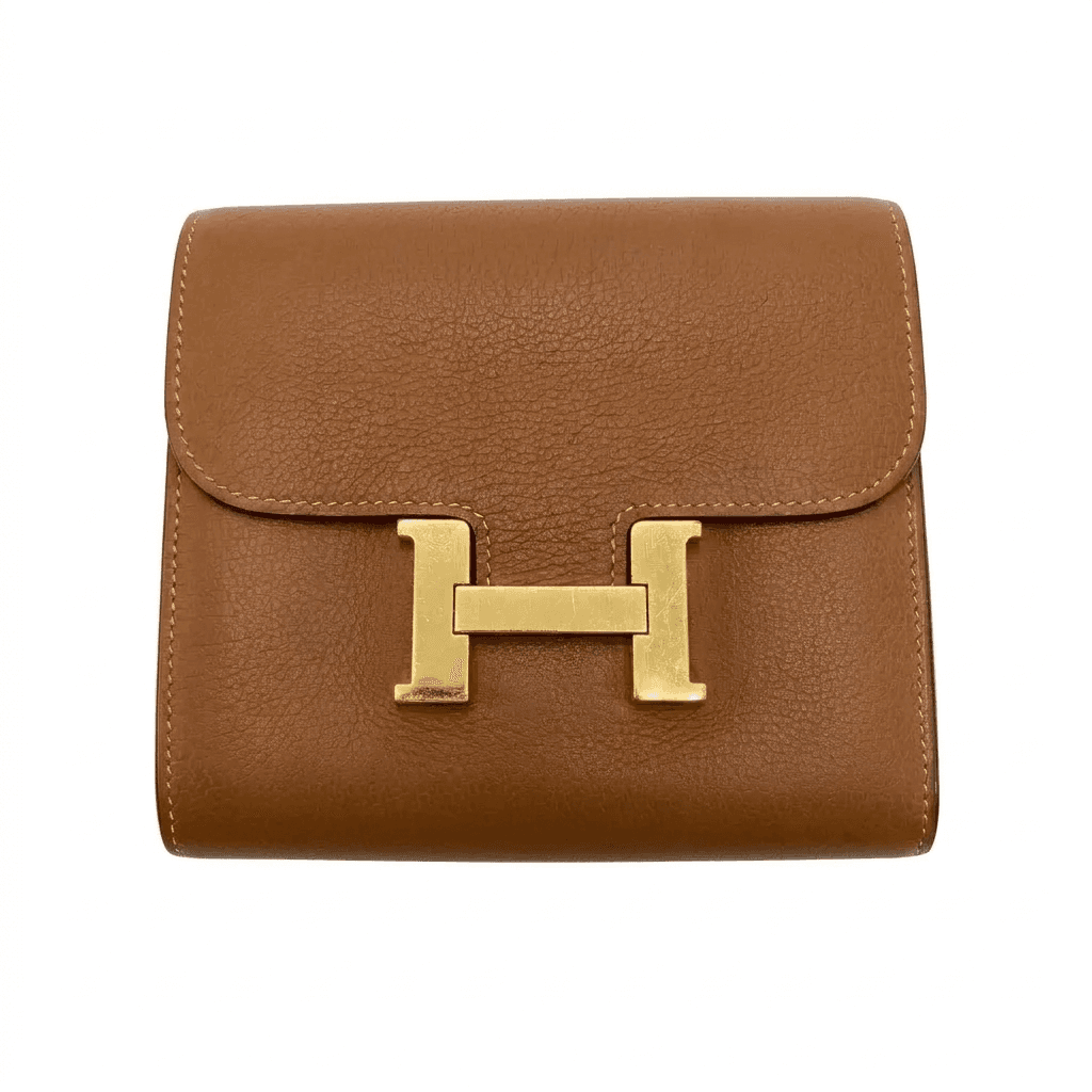 HERMES - Constance Compact wallet - Chai - D:2019