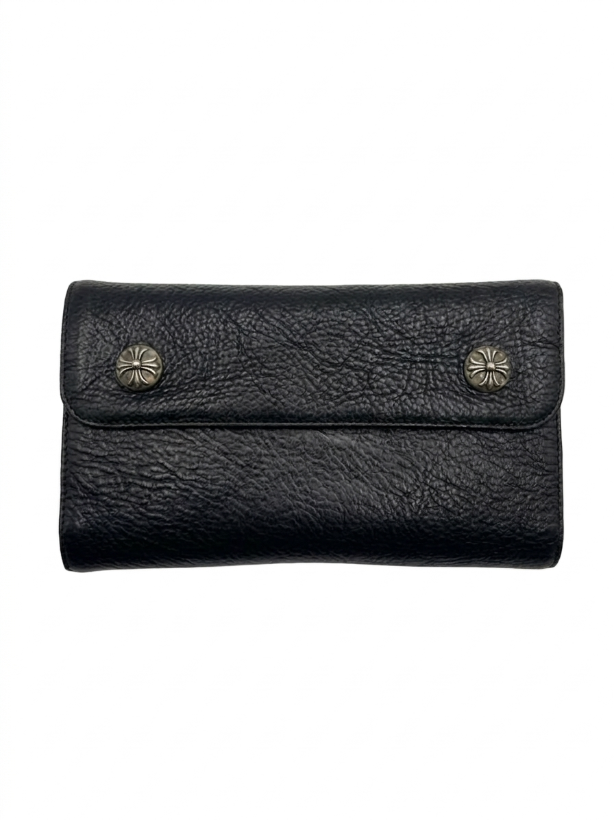 CHROME HEARTS - WAVE WALLET - BLACK