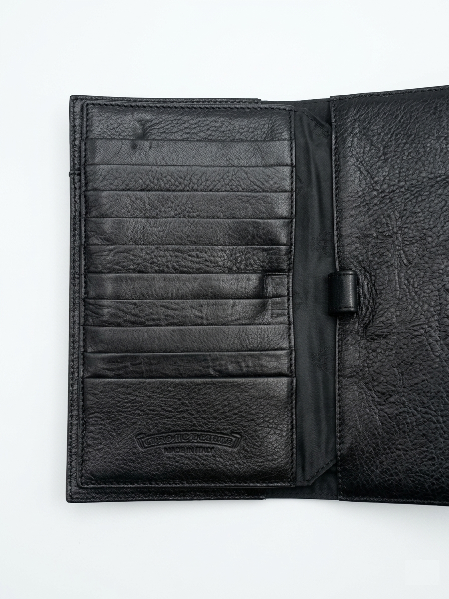 CHROME HEARTS - WAVE WALLET - BLACK