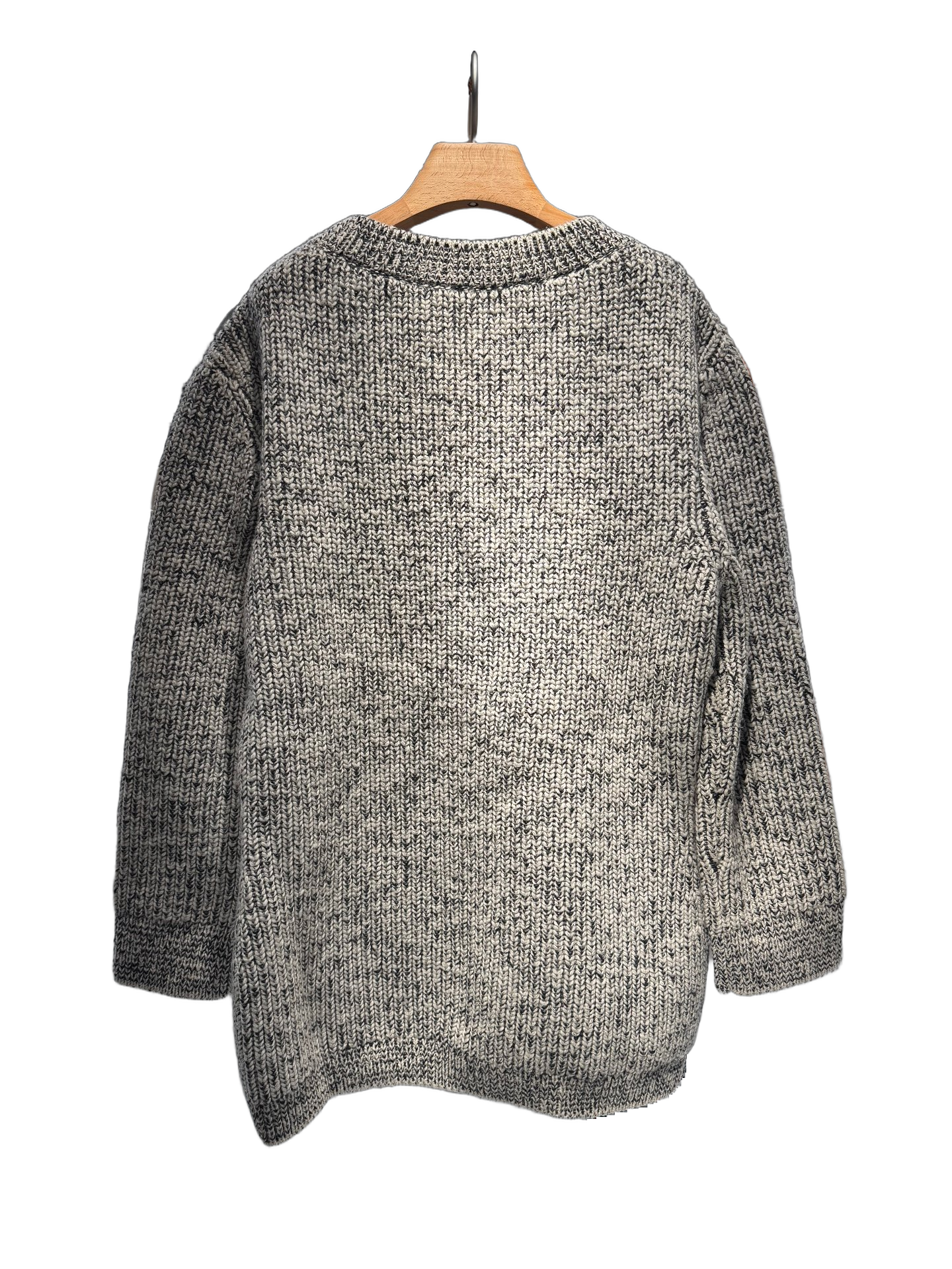 LOUIS VUITTON - Mix Knit Dress with Belt - GRAY Size S